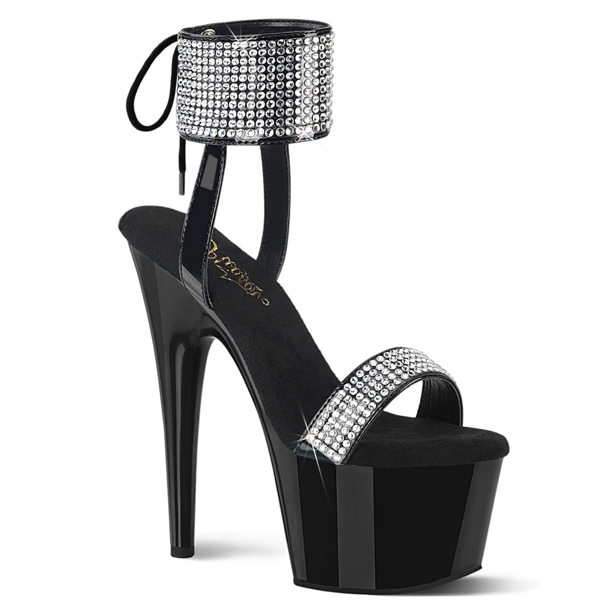 Pleasers Adore-770 - Blk Pat-RS/Blk