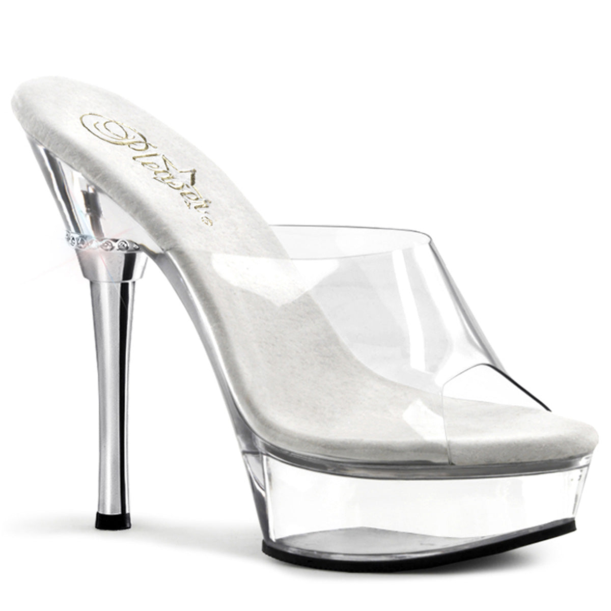 Pleasers Allure-601 - Clr/Clr
