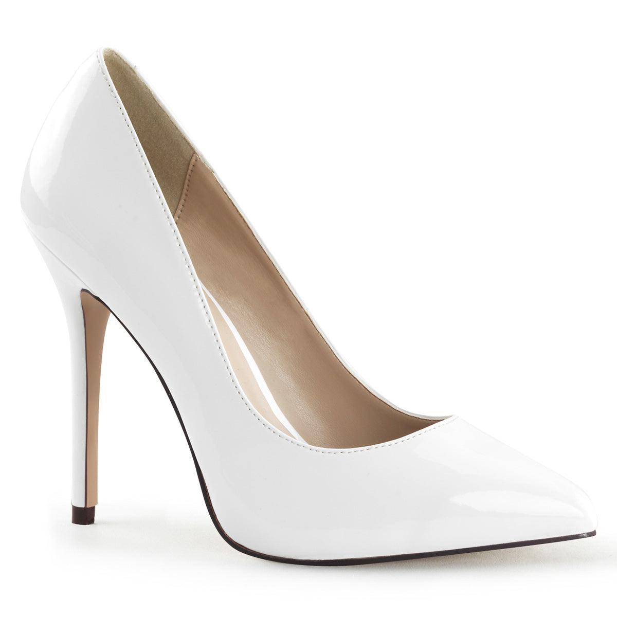 Pleasers Amuse-20 - Wht Pat