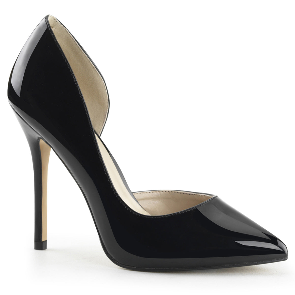 Pleasers Amuse-22 - Blk Pat