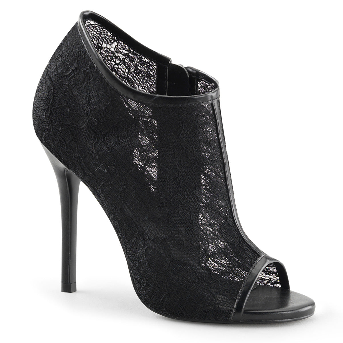 Fabulicious Amuse-56 - Blk Lace-Mesh