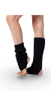 Ankle Leg Warmers Black - Model Express VancouverHosiery