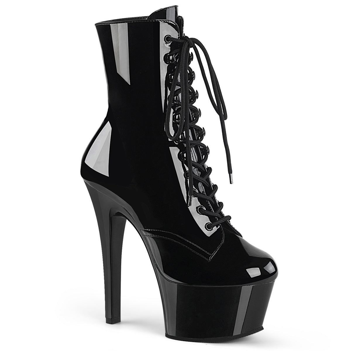 Pleasers Aspire-1020 - Blk Pat/Blk