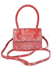 Bandana Print Money Bag Red - Model Express VancouverAccessories