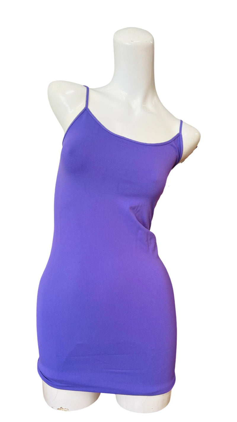 Basic Tank Dress Lavendar - Model Express VancouverClothing