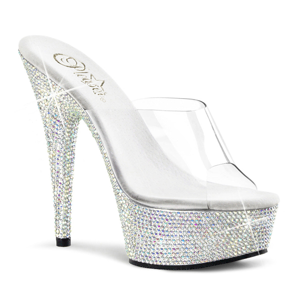 Pleasers Bejeweled-601Dm - Clr/Slv Multi RS