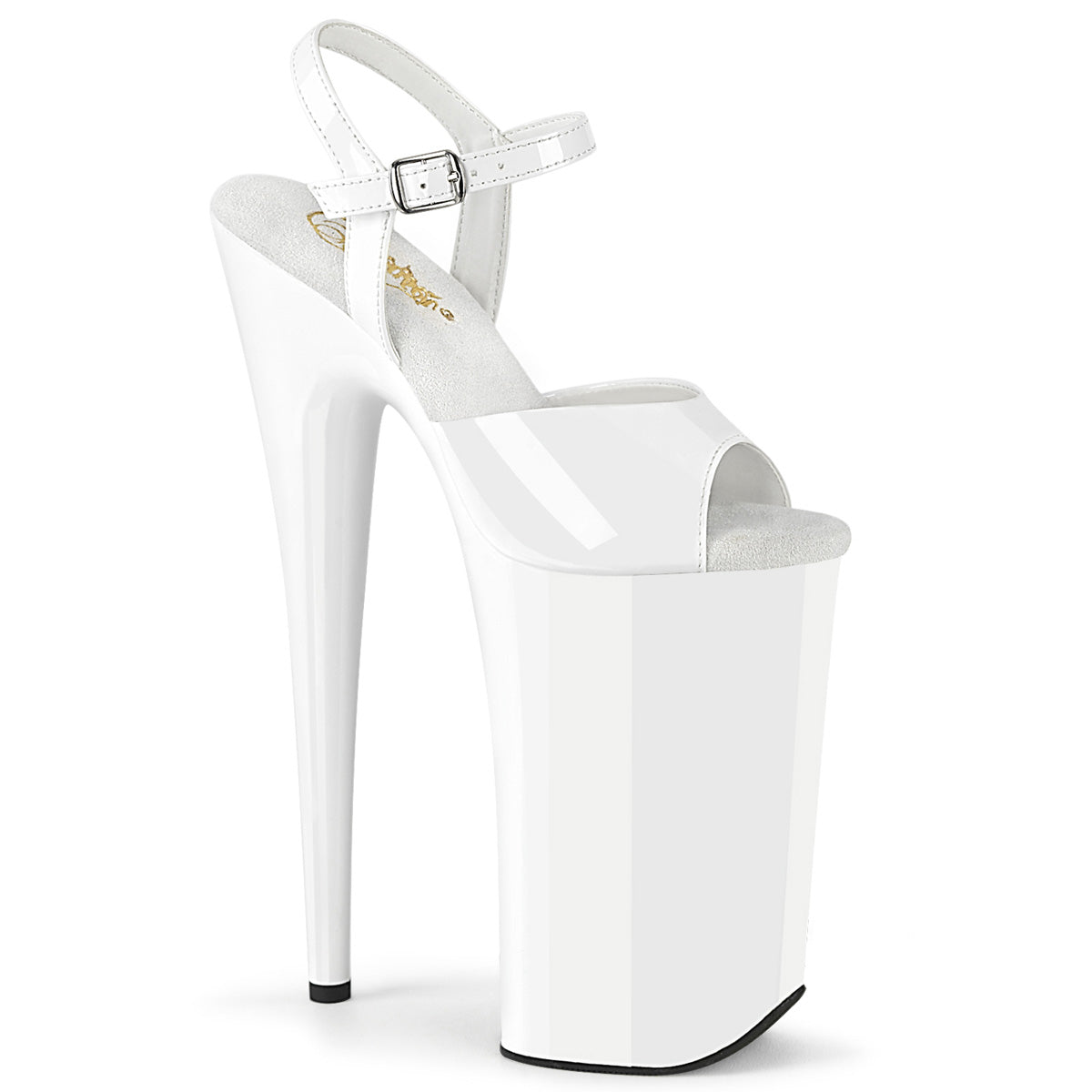 Pleasers Beyond-009 - Wht Pat/Wht