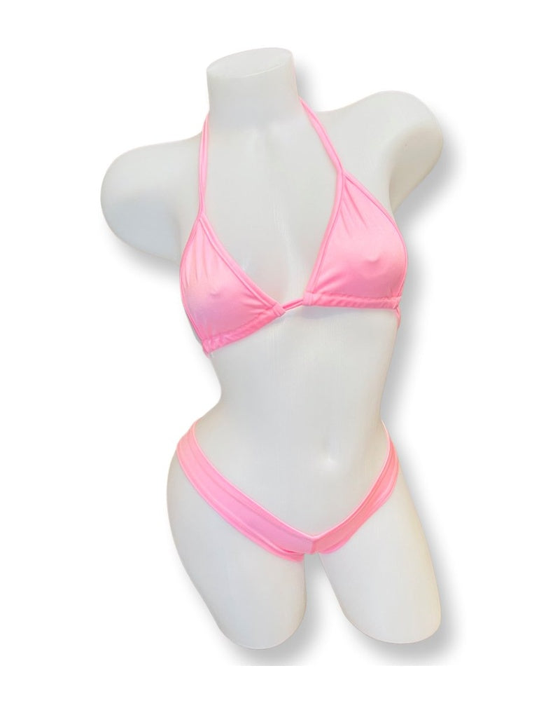 Booty Short Bikini Set - Baby Pink - Model Express Vancouver