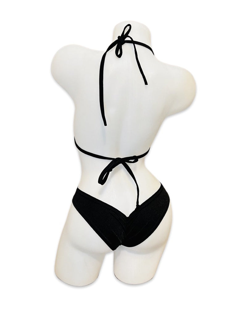 Booty Short Bikini Set - Black - Model Express Vancouver