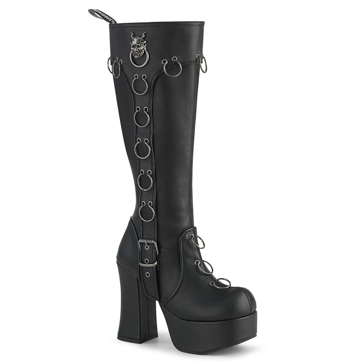 Demonia Charade-211 - Blk Vegan Leather