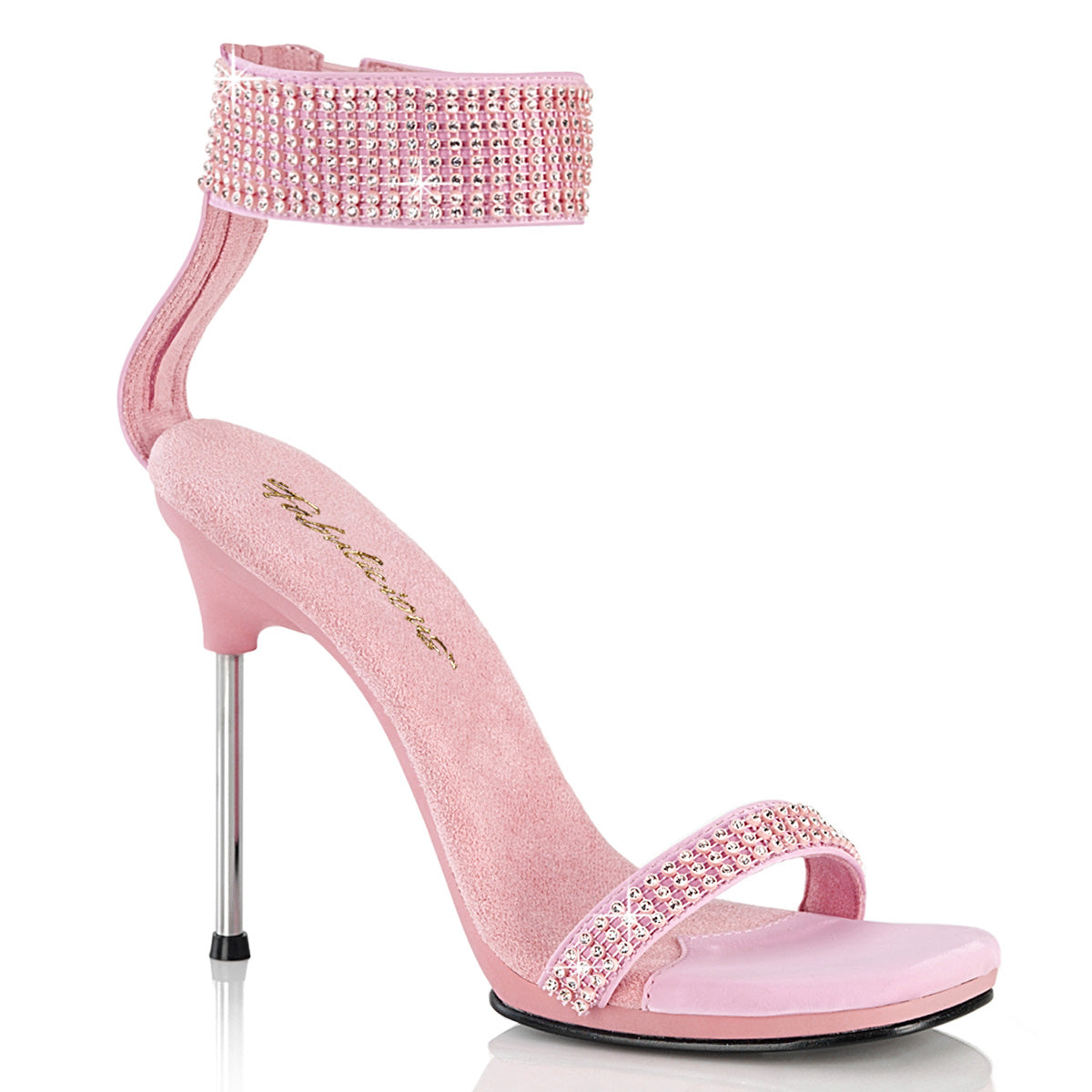 Fabulicious Chic-40 - B. Pink Faux Leather-RS/B. Pink