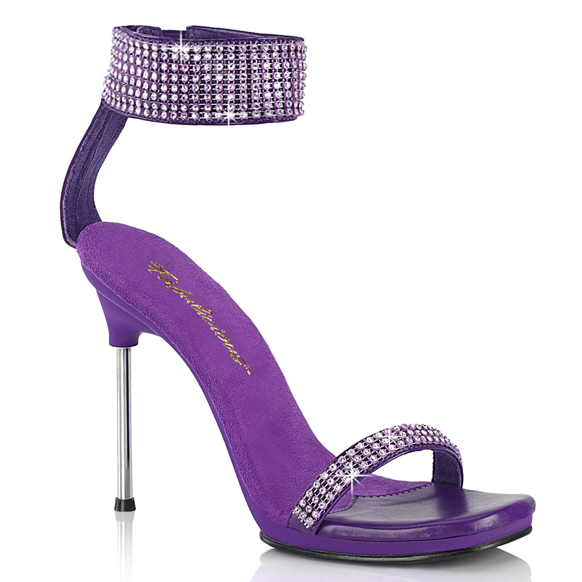 Fabulicious Chic-40 - Purple Faux Leather-RS/Purple