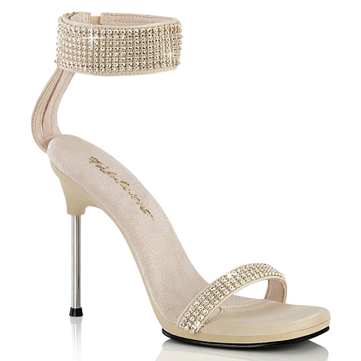 Fabulicious Chic-40 - Tan Faux Leather-RS/Tan