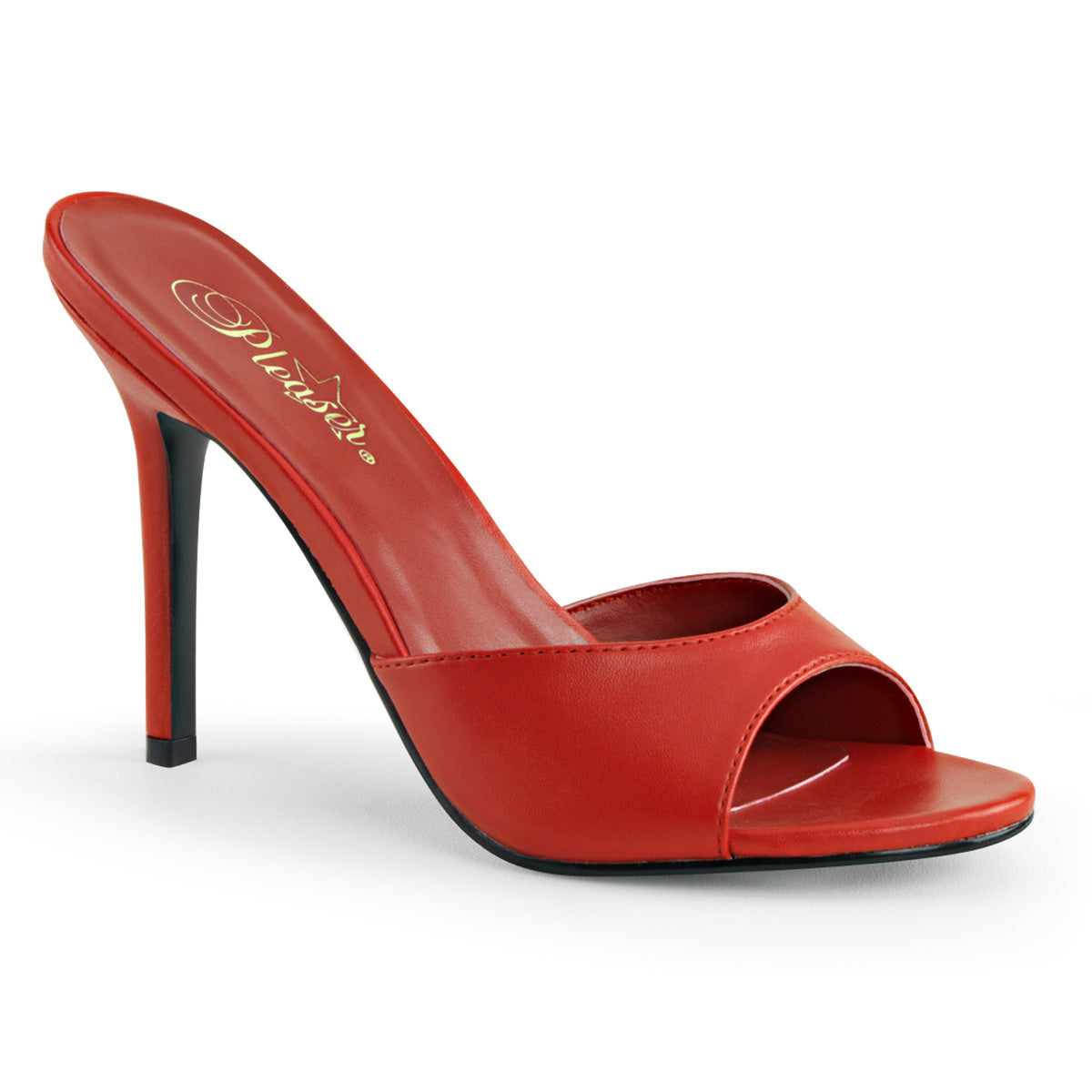 Pleasers Classique-01 - Red Kid Pu