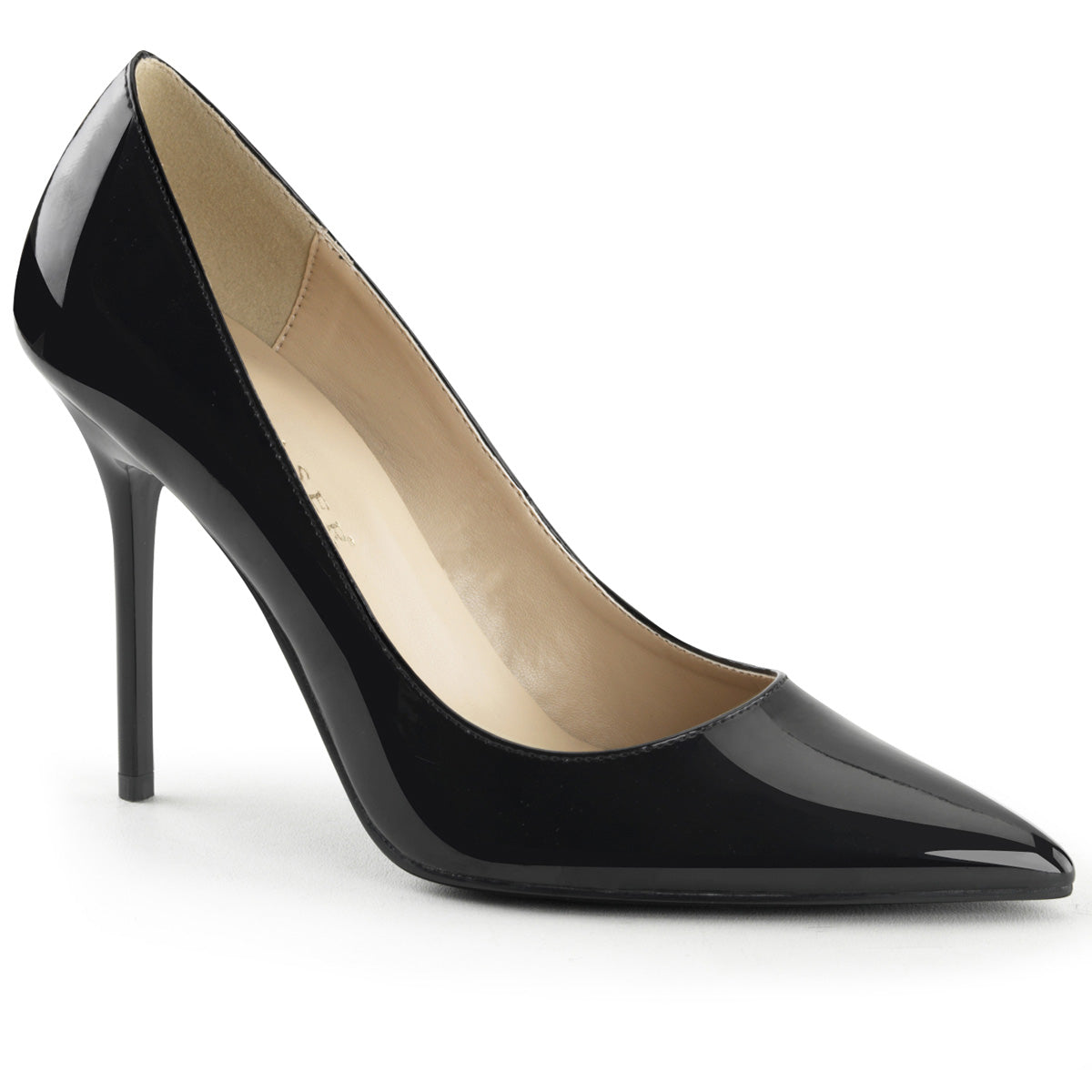 Pleasers Classique-20 - Blk Pat