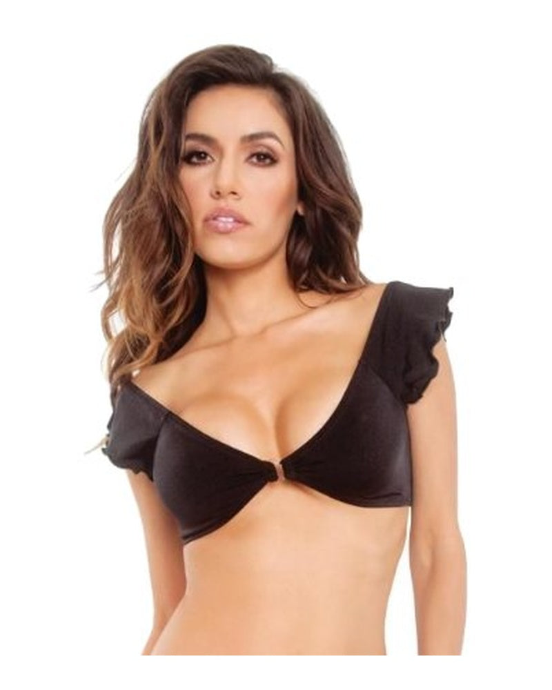 Crop Top Black - Model Express Vancouver