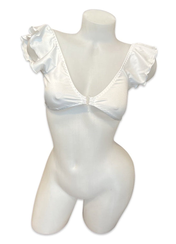 Crop Top White - Model Express Vancouver