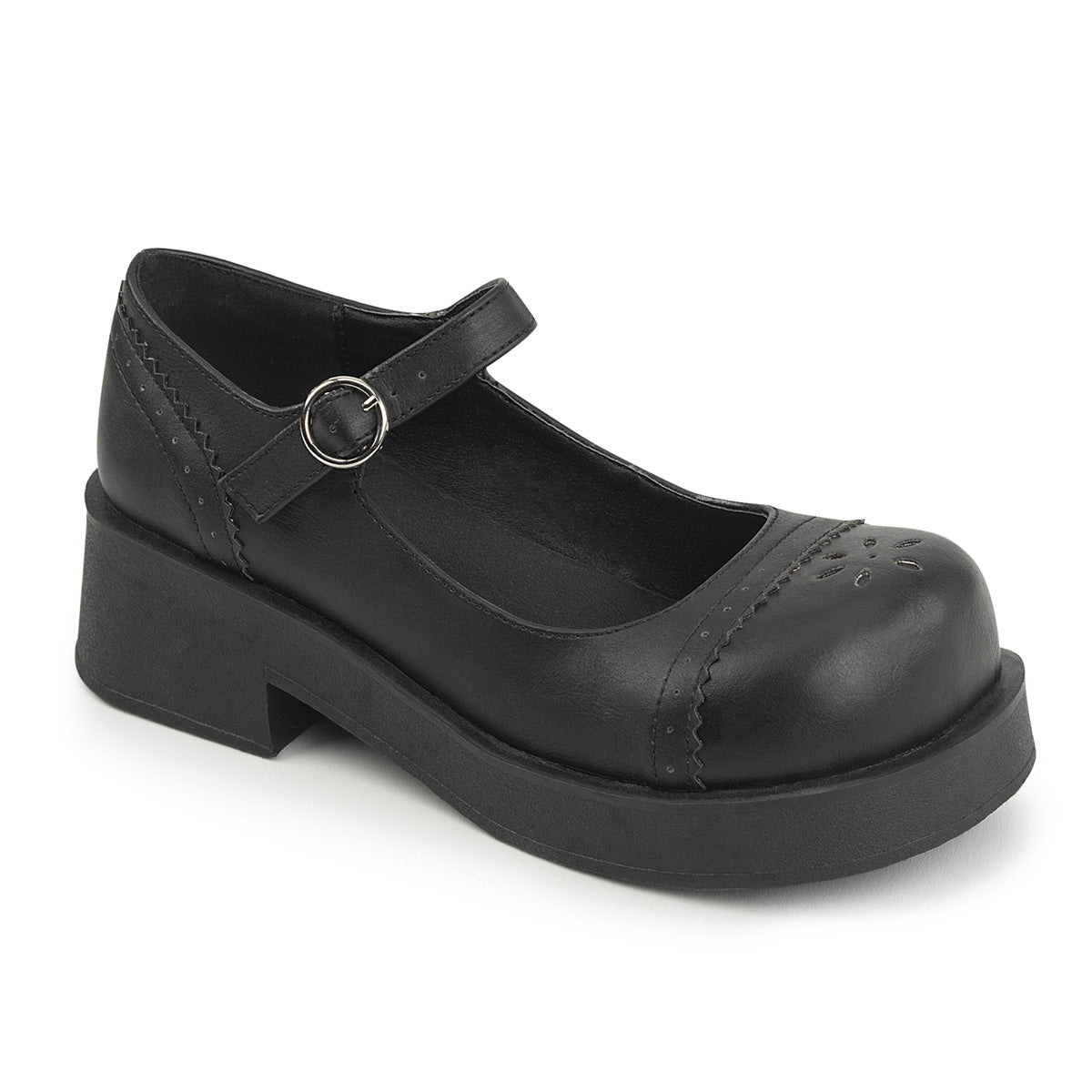Demonia Crux-07 - Blk Vegan Leather
