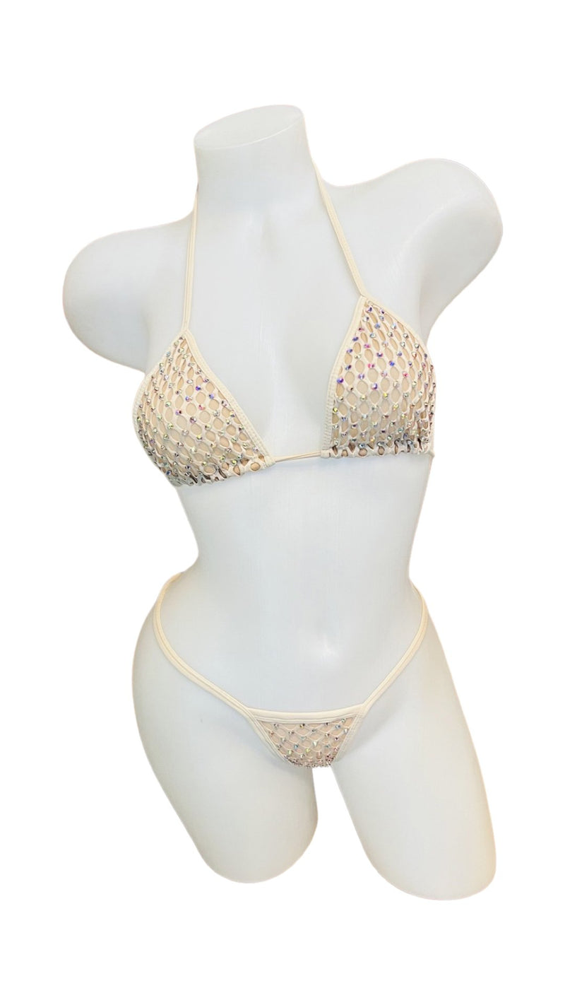 Crystal Bikini - Nude - Model Express VancouverLingerie