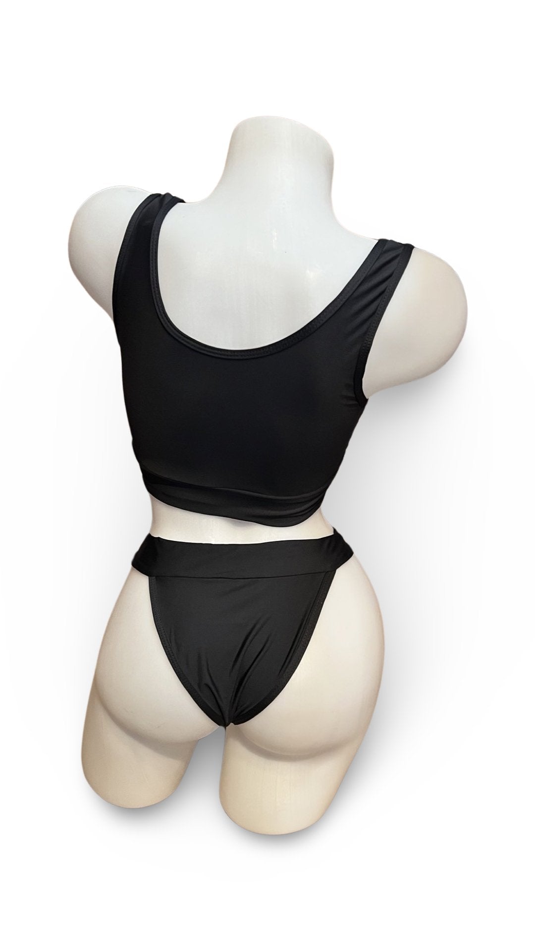 Crystal Racer Bikini - Black - Model Express VancouverLingerie