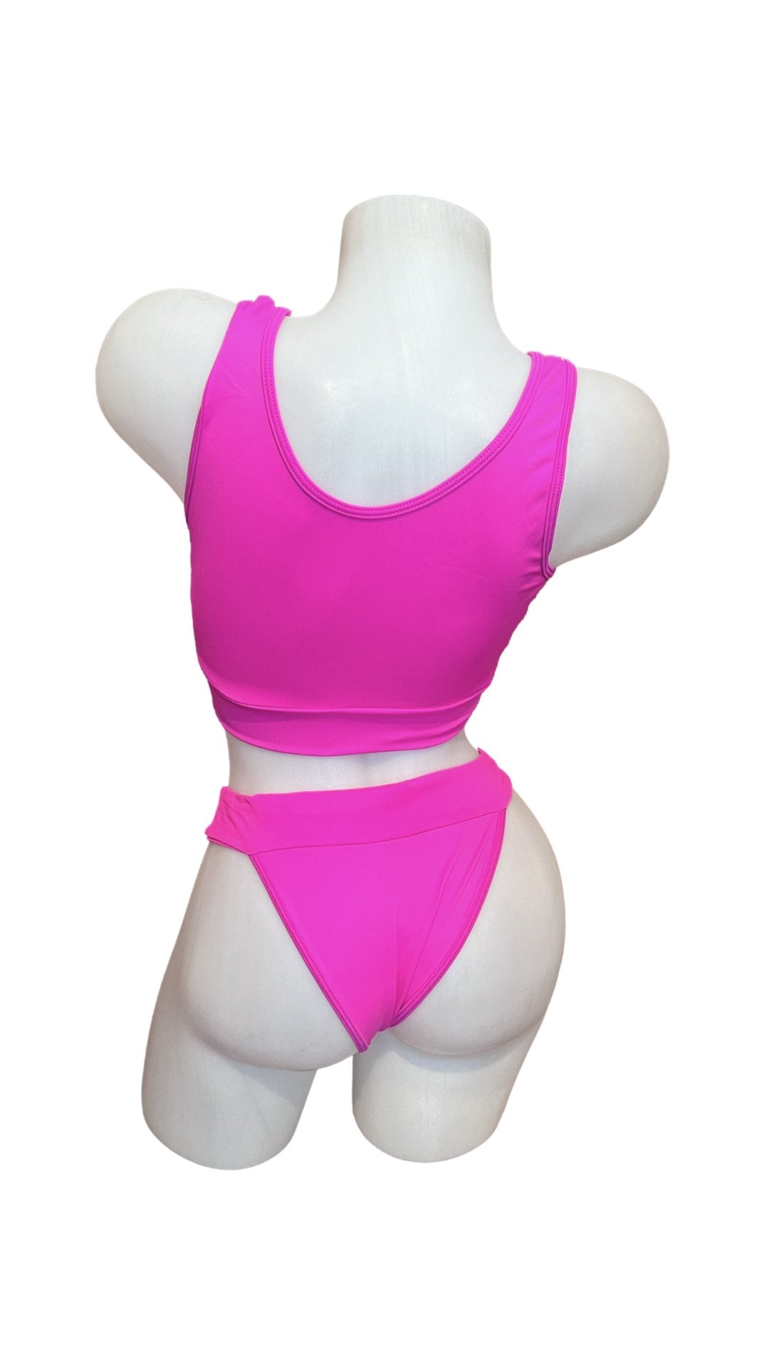 Crystal Racer Bikini - Fuchsia - Model Express VancouverLingerie