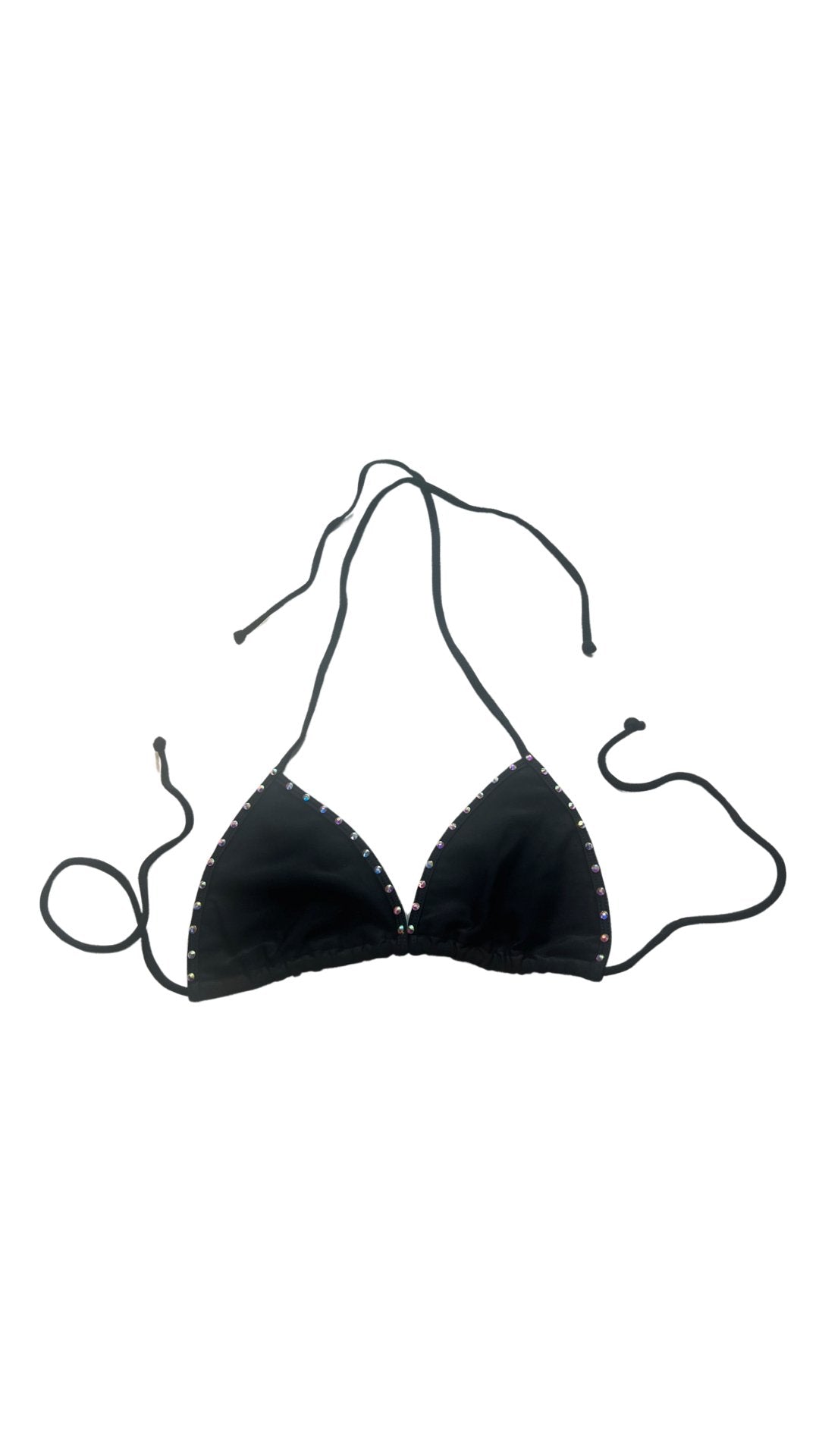 Crystal Tri Top - Black - Model Express VancouverLingerie