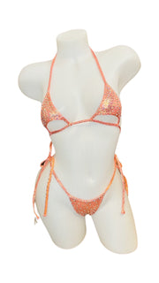 Crystal Under Bust Bikini Copper - Model Express VancouverLingerie