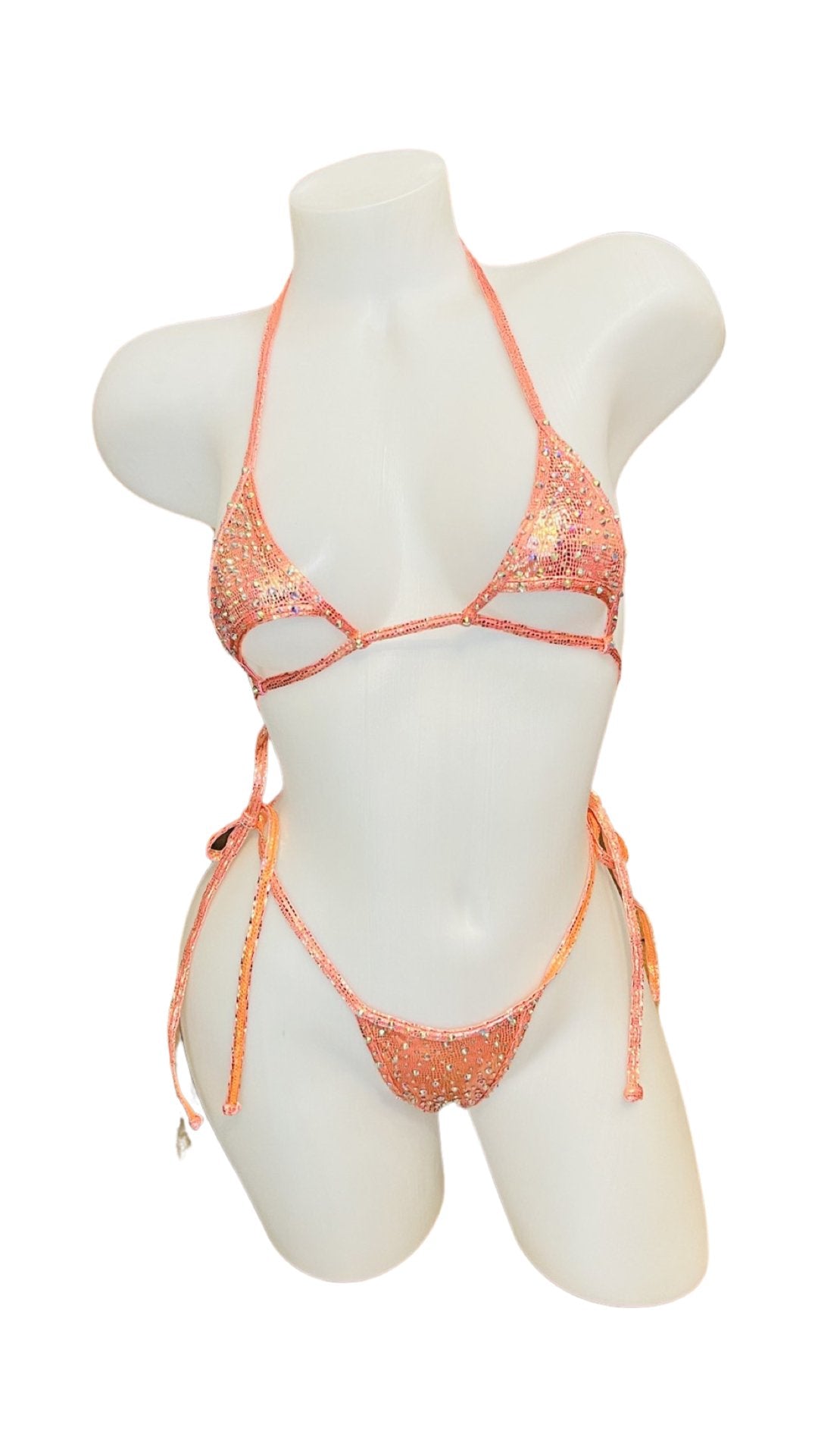 Crystal Under Bust Bikini Copper - Model Express VancouverLingerie