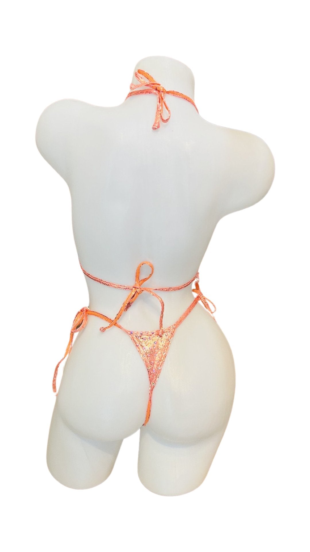 Crystal Under Bust Bikini Copper - Model Express VancouverLingerie