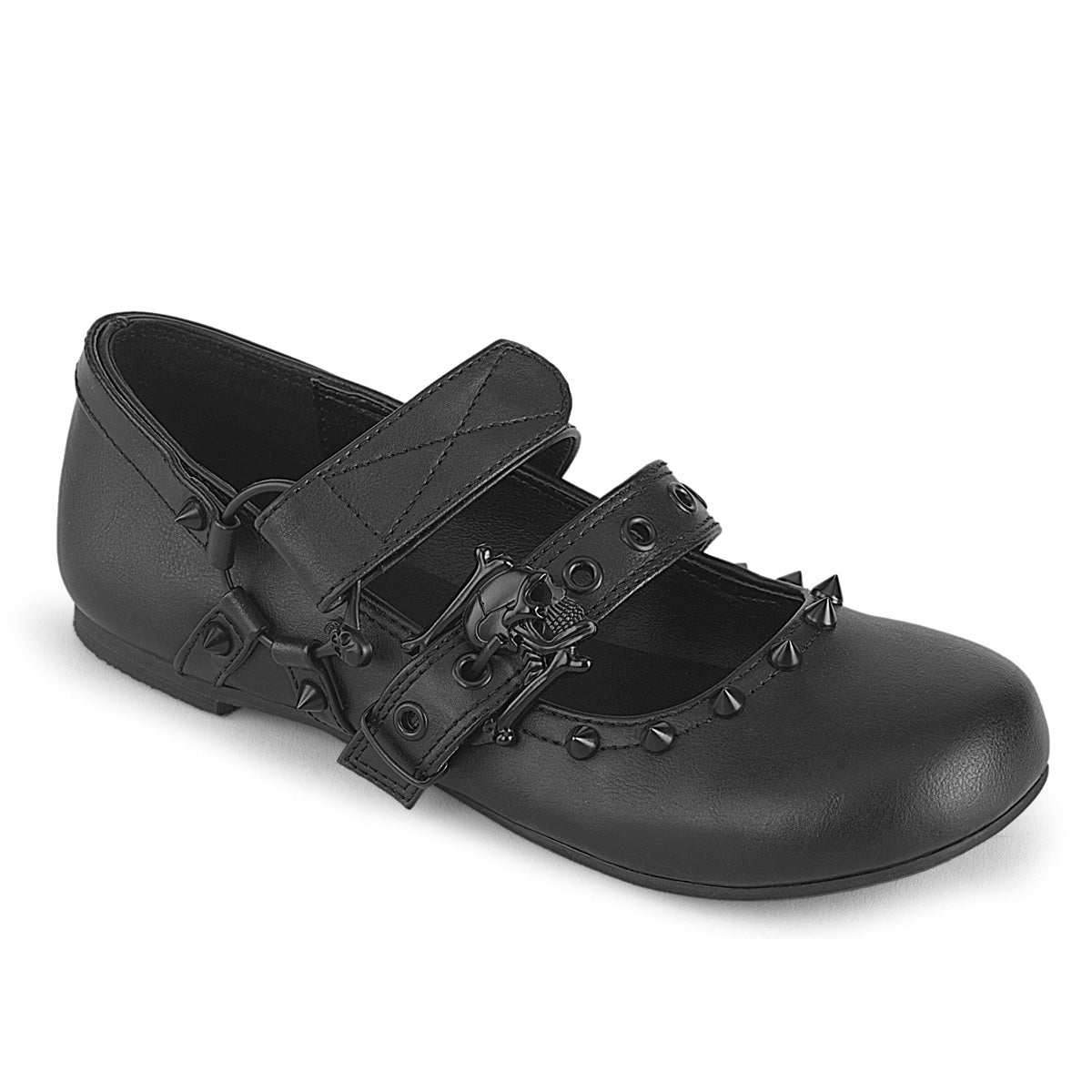 Demonia Daisy-08 - Blk Vegan Leather