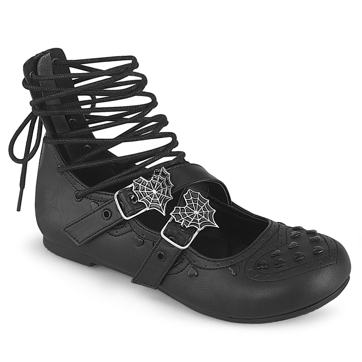 Demonia Daisy-11 - Blk Vegan Leather