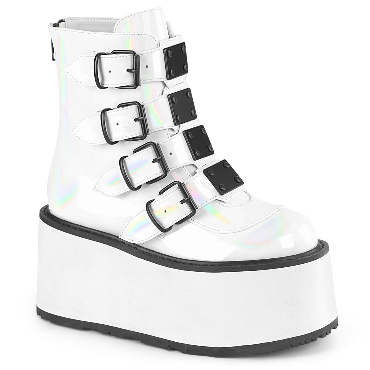Demonia Damned-105 - Wht Holo Pat