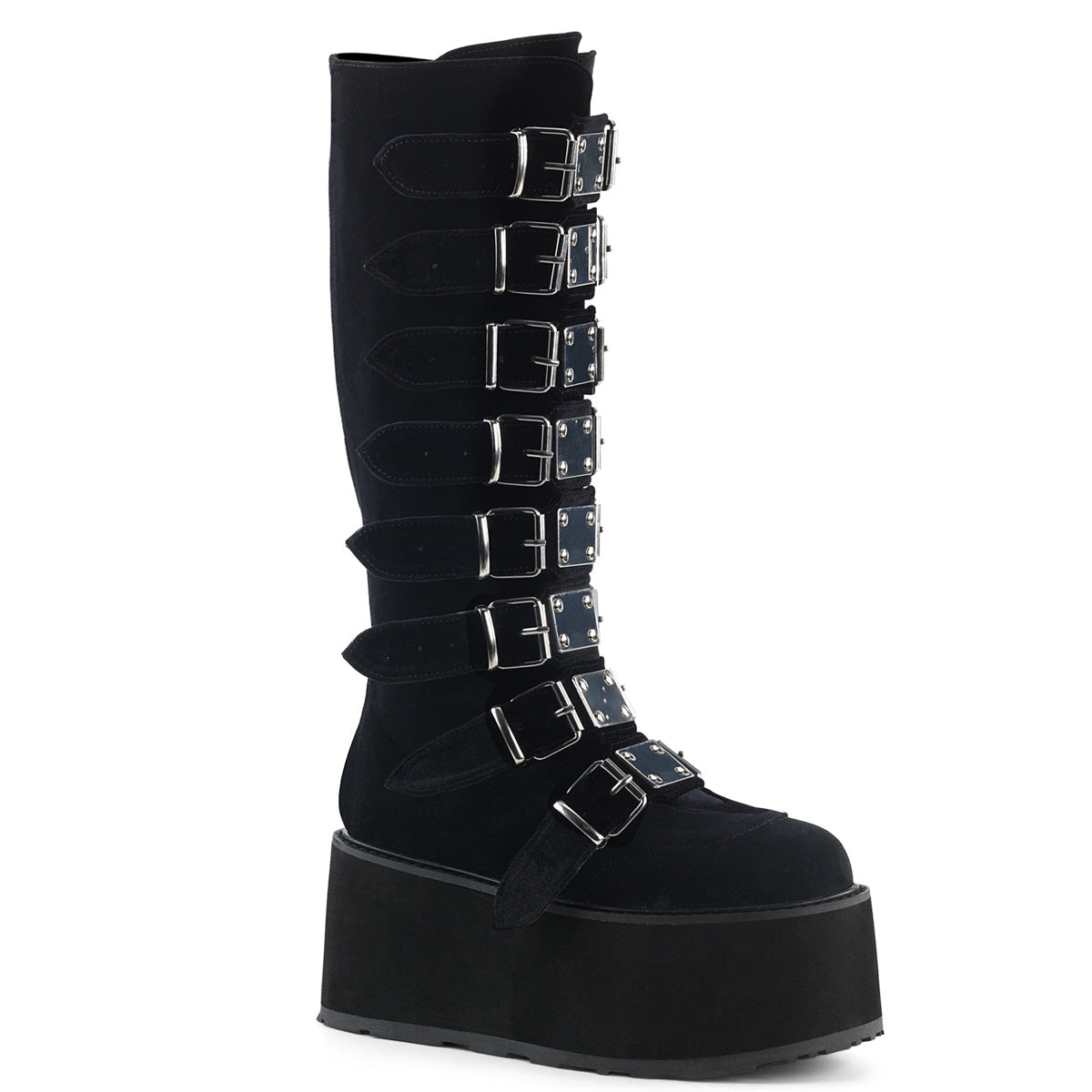 Demonia Damned-318 - Blk Velvet