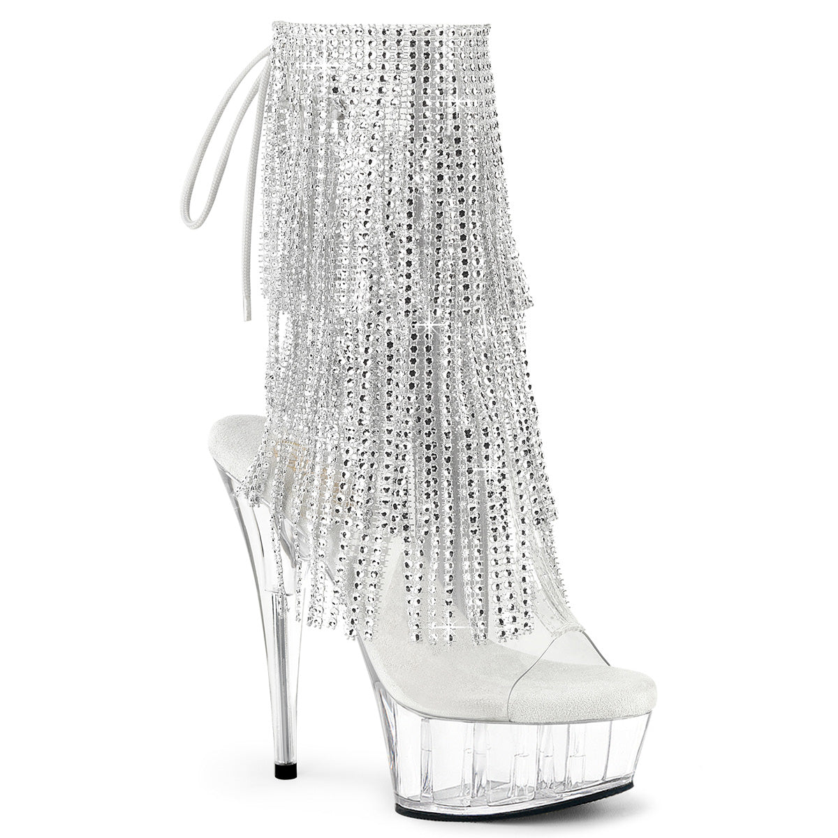 Pleasers Delight-1017Rsf - Clr-Slv/Clr