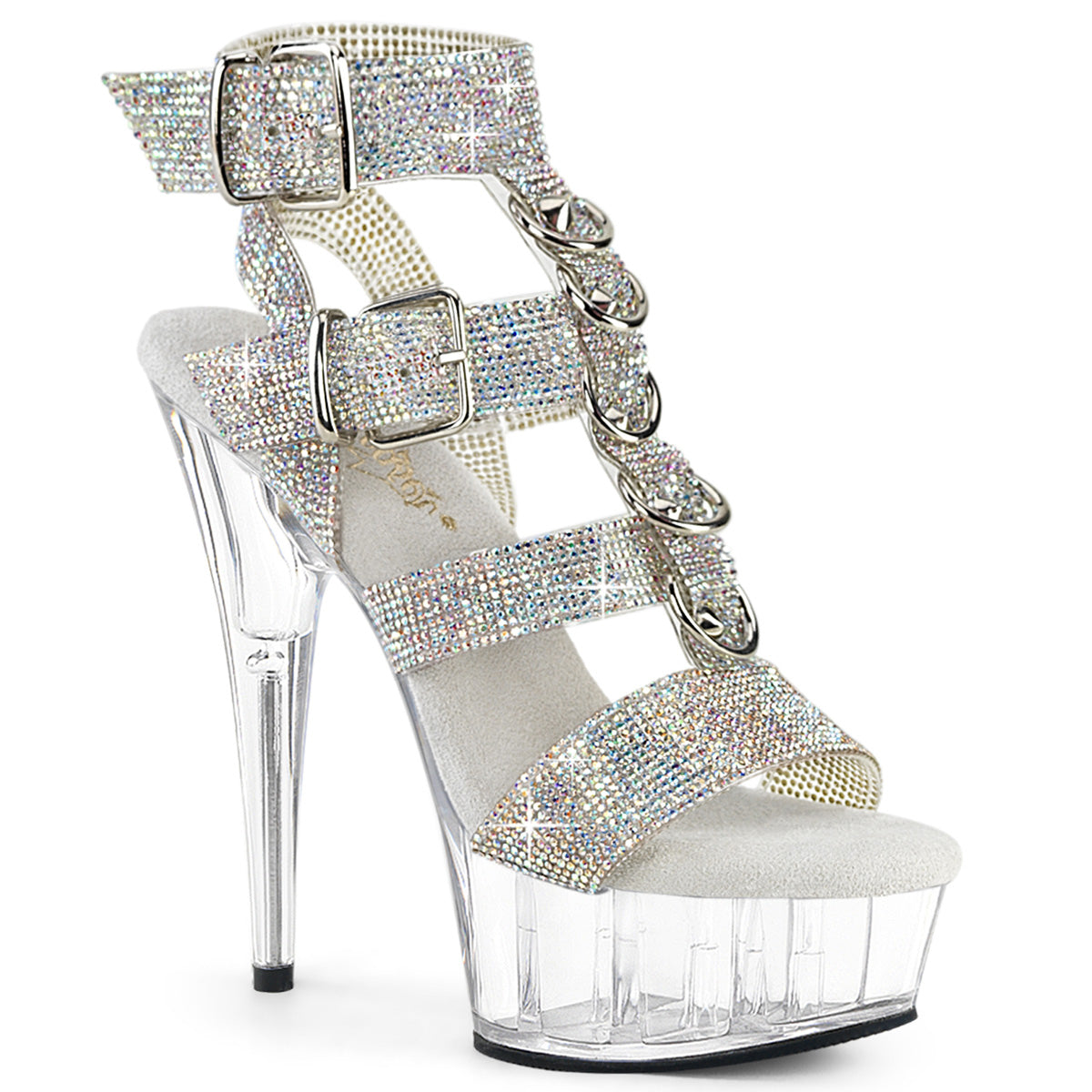 Pleasers Delight-656Rs - Slv AB RS-TPU/Clr