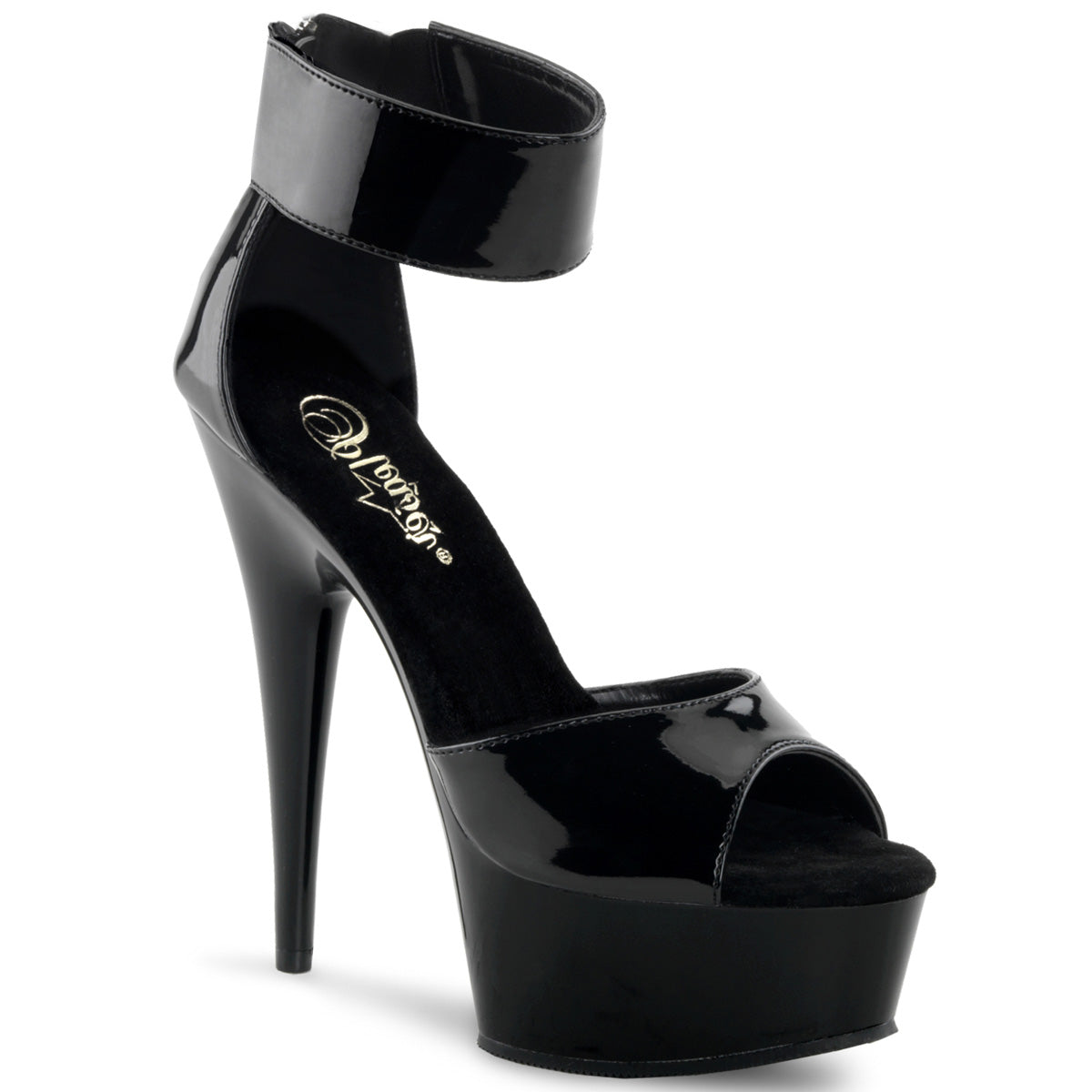 Pleasers Delight-670-3 - Blk/Blk