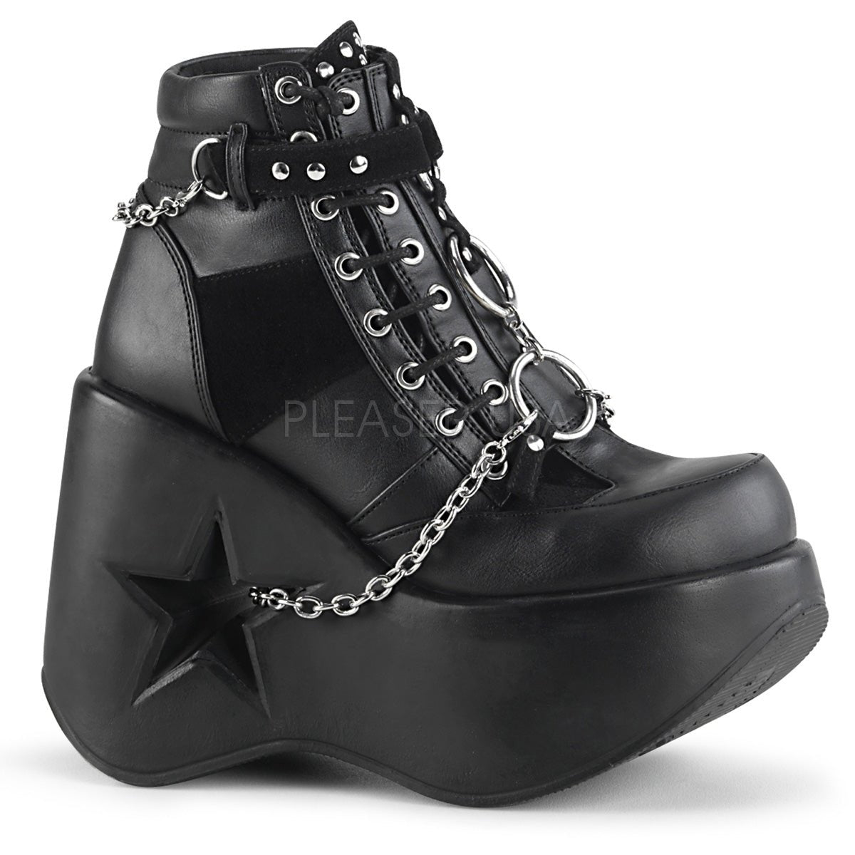 Demonia Dynamite 101 Black - Model Express VancouverBoots