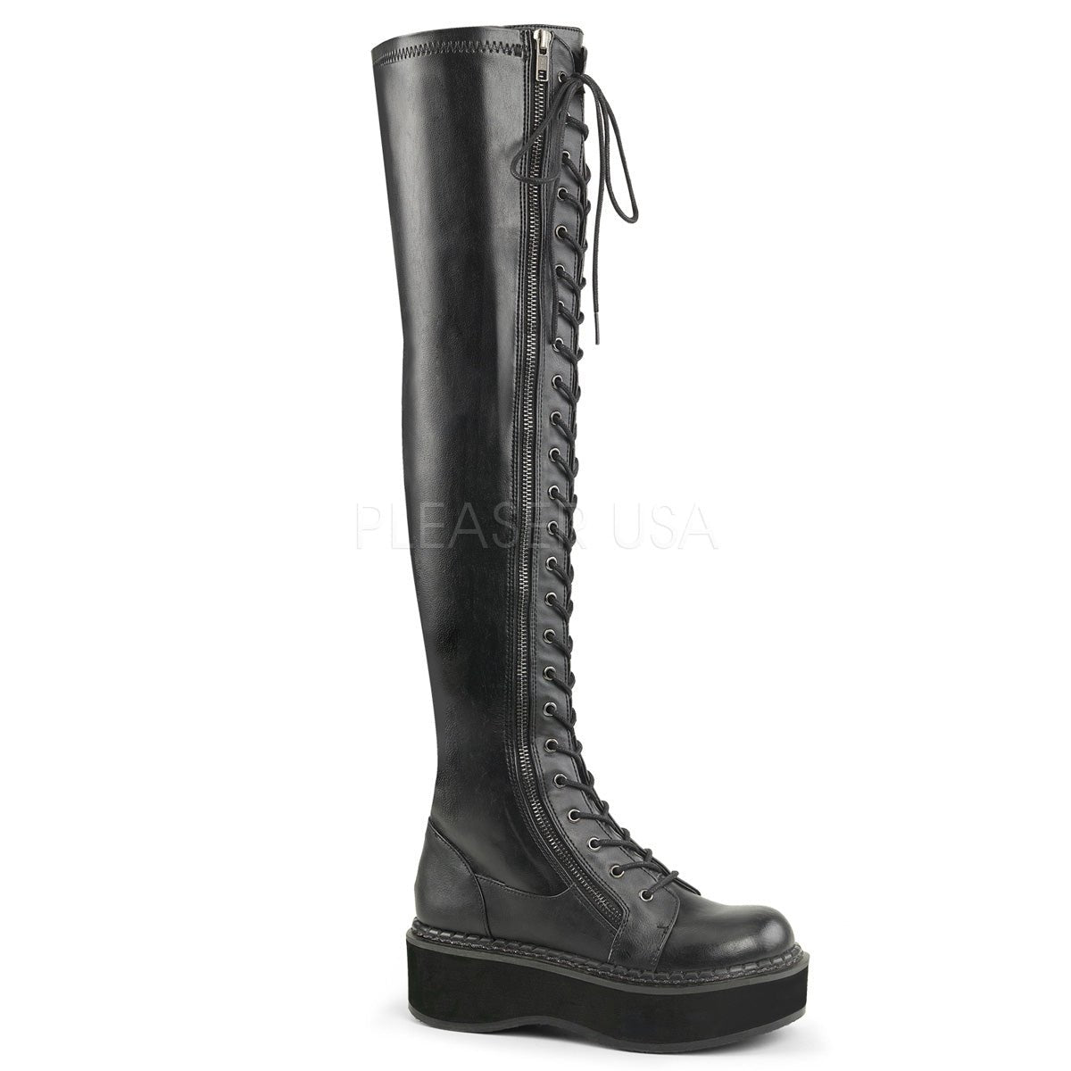 Demonia Emily 375 Black Matte - Model Express VancouverBoots