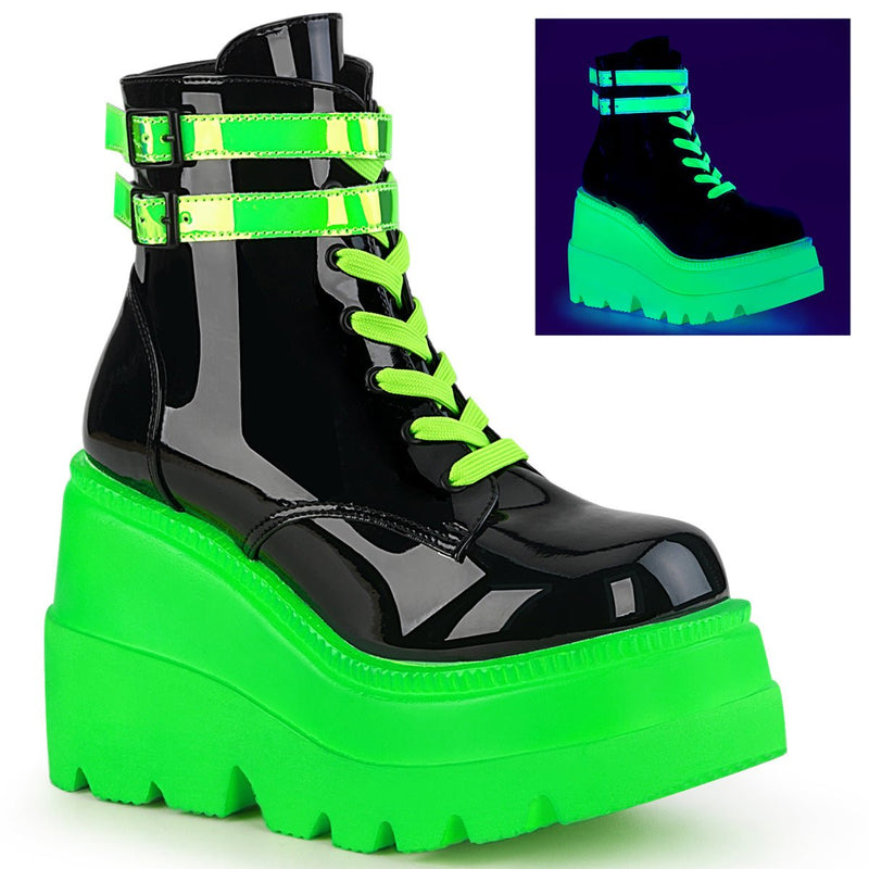 Demonia Shaker 52 Neon Green/Black - Model Express VancouverBoots