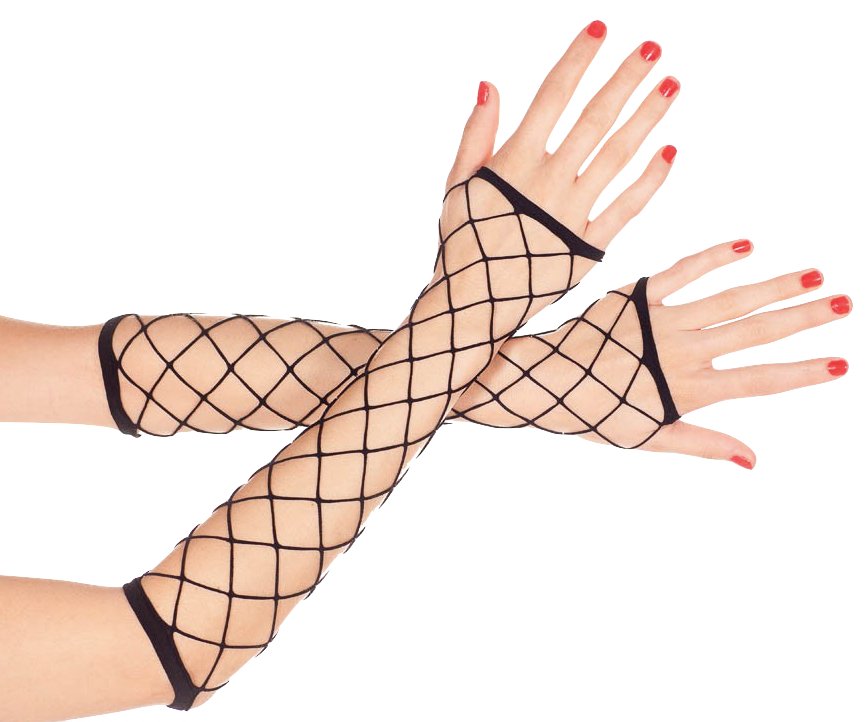 Diamond Net Arm Warmers Black - Model Express VancouverAccessories