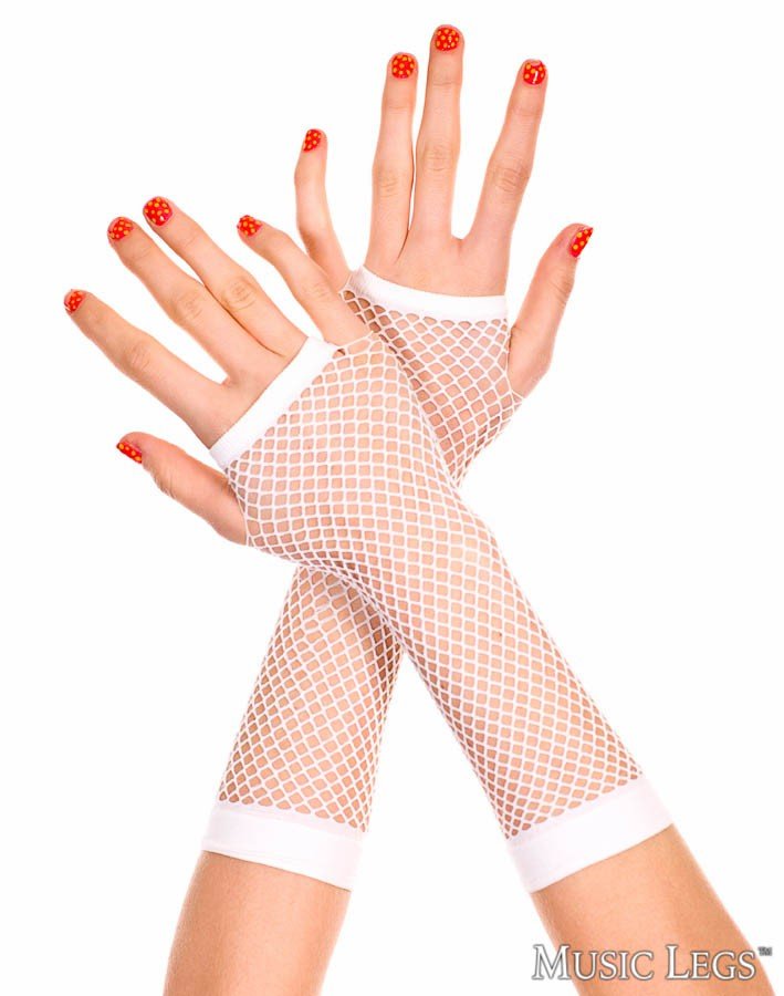 Diamond Net Gloves White - Model Express VancouverAccessories