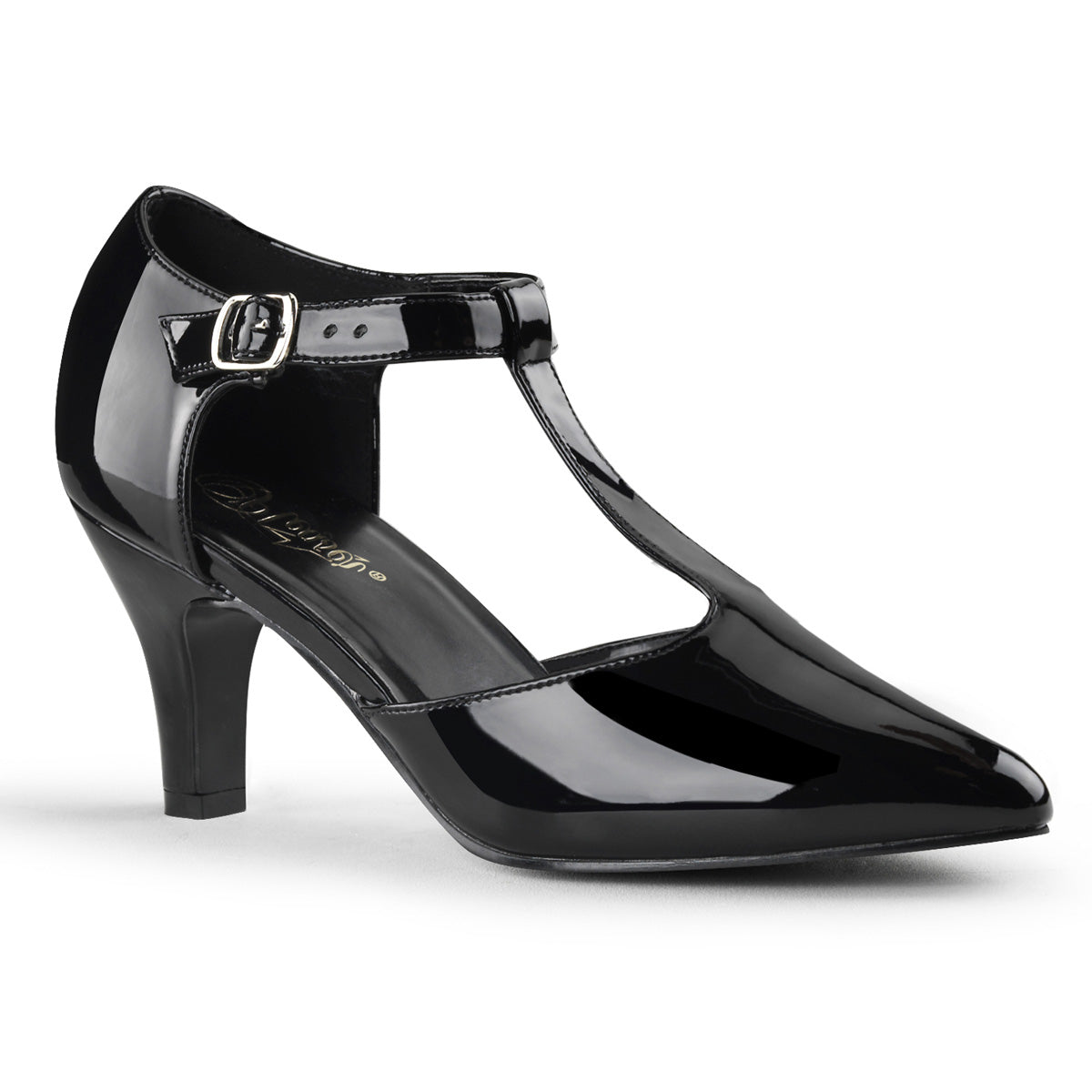 Pleaser Pink Label Divine-415 - Blk Pat