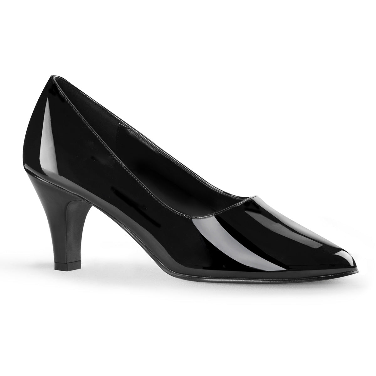 Pleaser Pink Label Divine-420 - Blk Pat