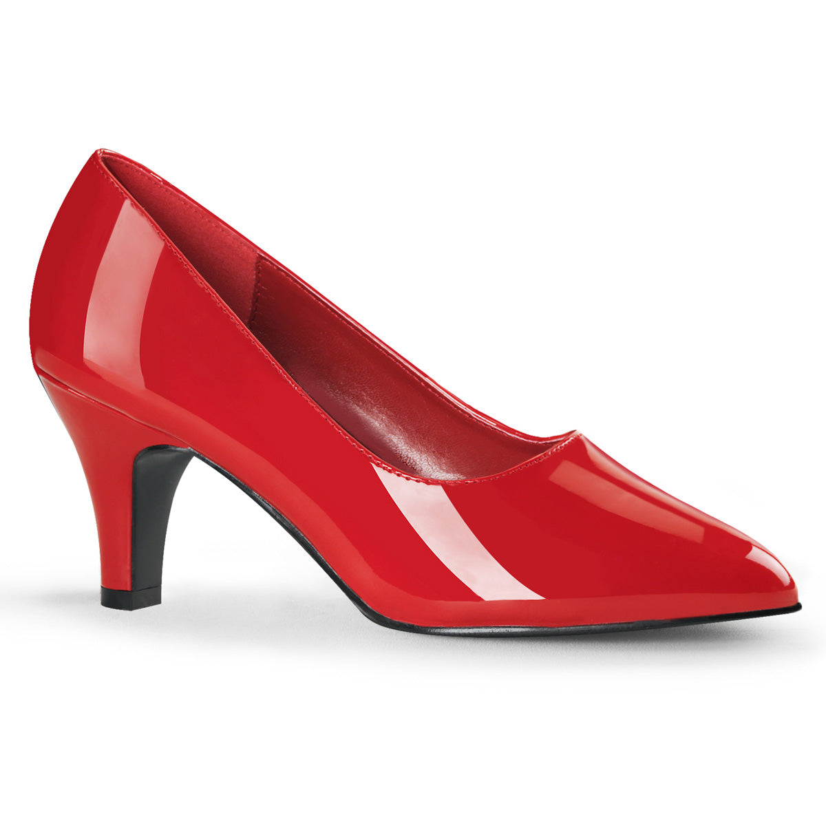 Pleaser Pink Label Divine-420 - Red Pat