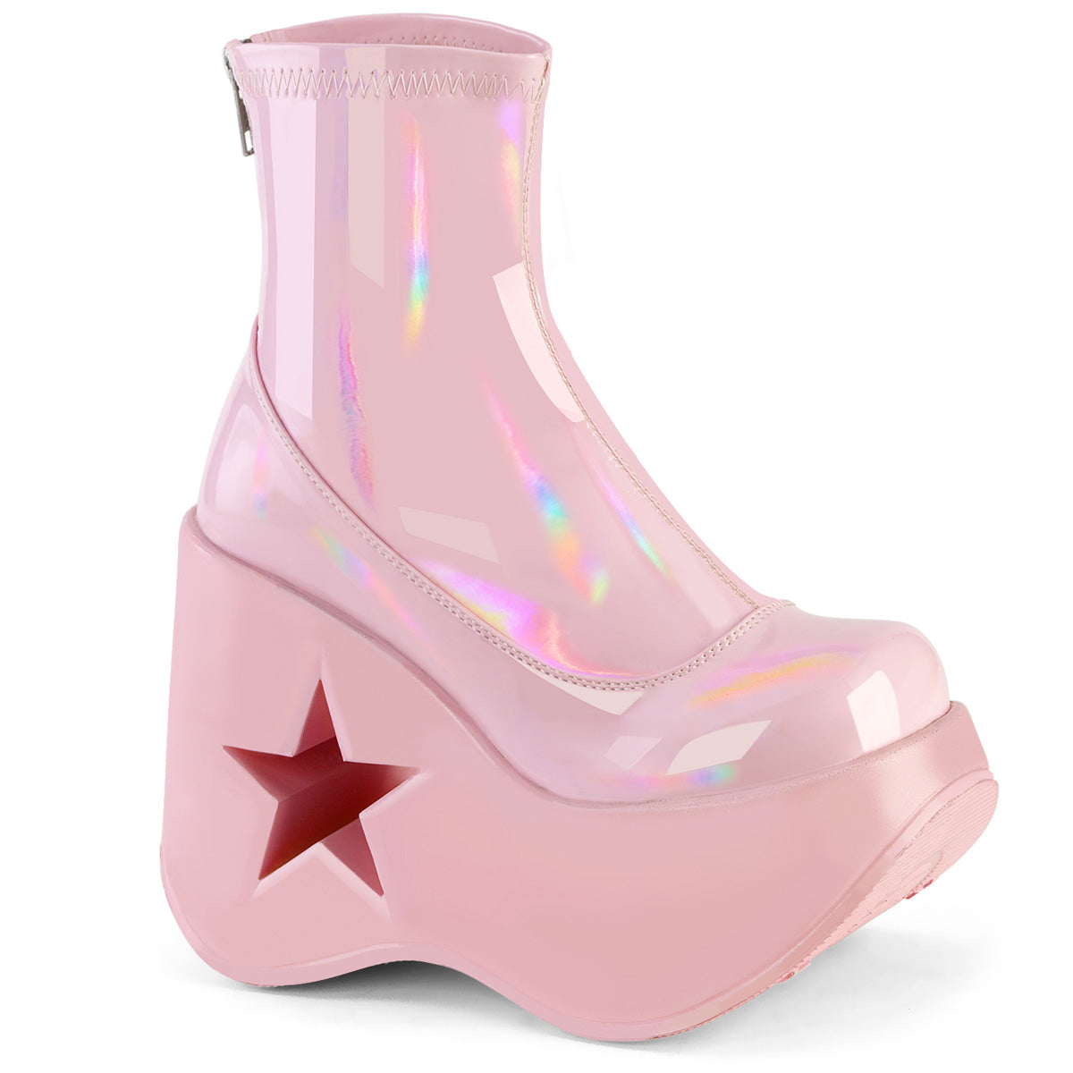 Demonia Dynamite-100 - B. Pink Stretch Holo