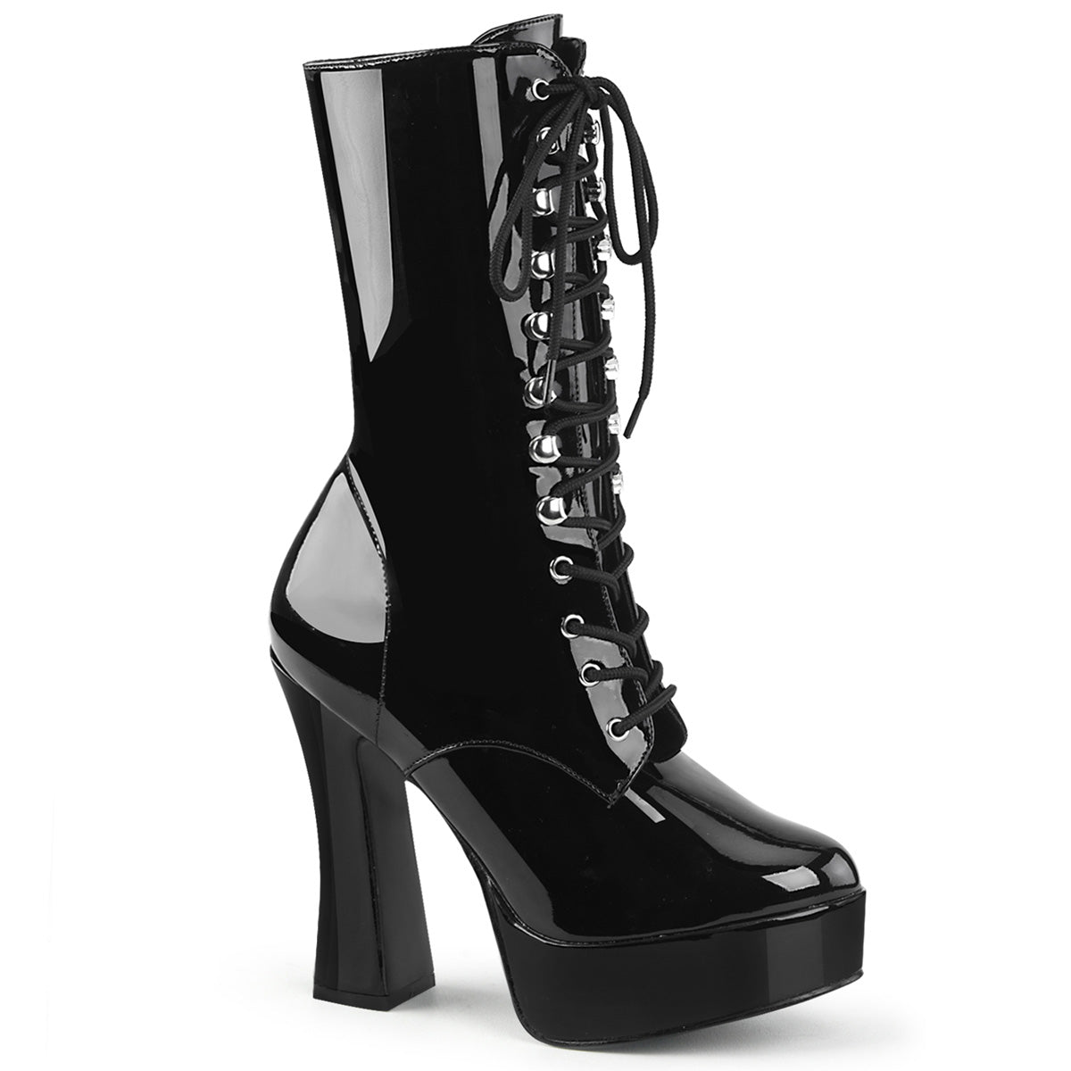Pleasers Electra-1020 - Blk Pat/Blk