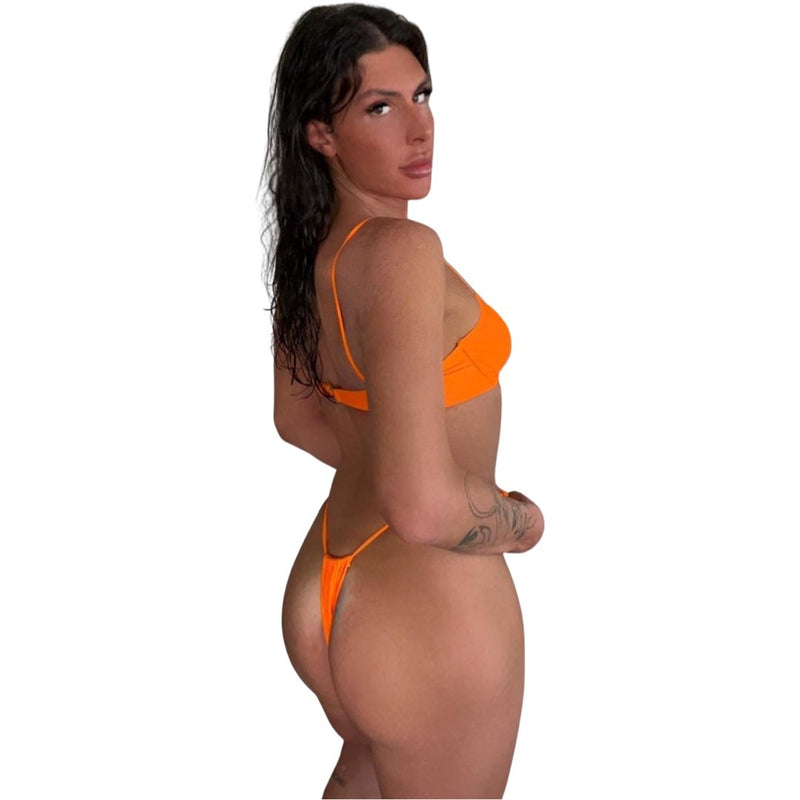Ema Bikini - Orange - Model Express VancouverLingerie