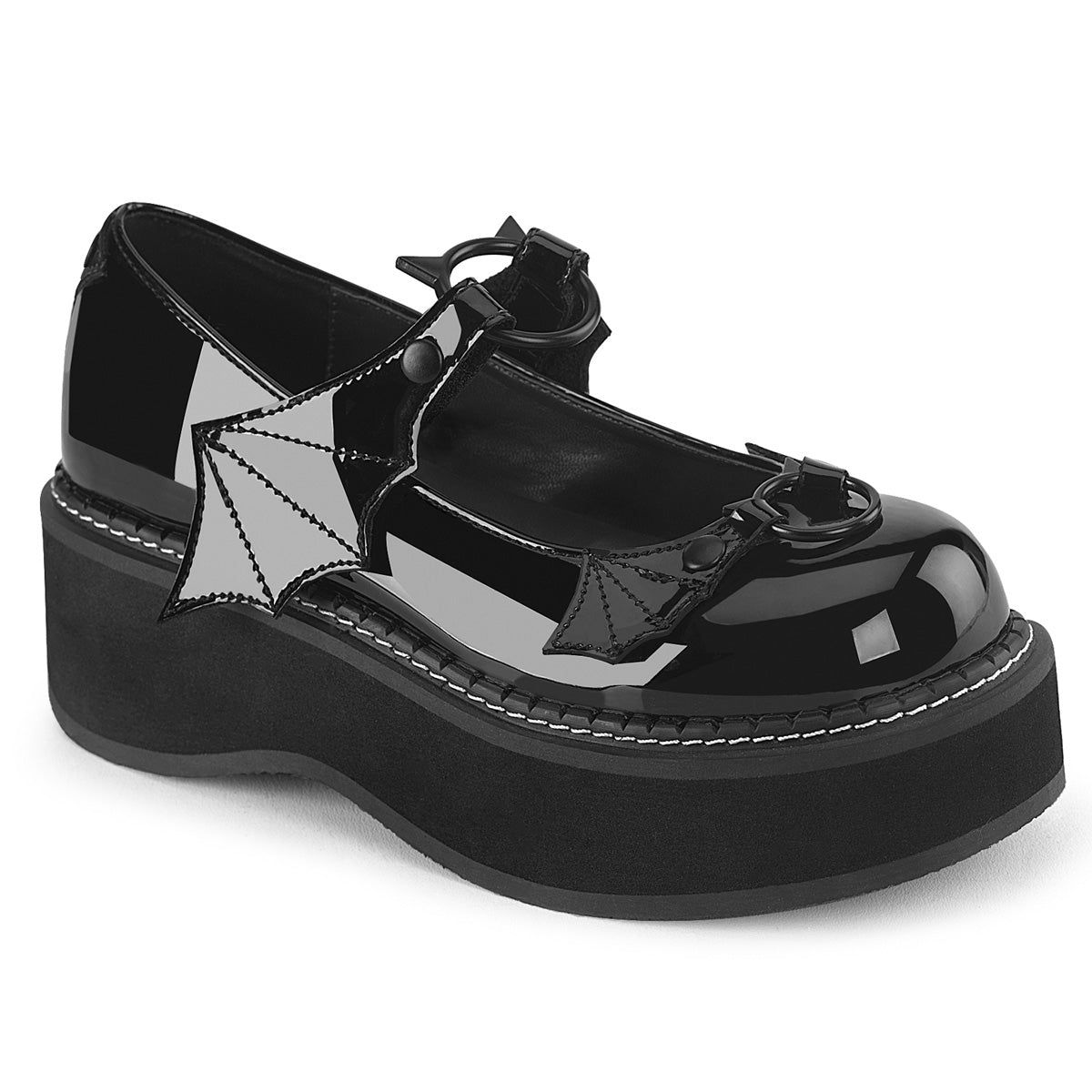 Demonia Emily-23 - Blk Pat