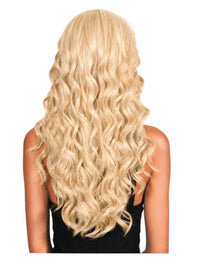 Extra Long Medium Curl Wig with Bangs - Medium Dark Brown - Model Express VancouverAccessories