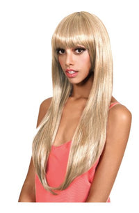 Extra Long Straight Wig with Bangs - Off Black/ Copper Blonde - Model Express VancouverAccessories